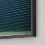 "X Four People On The Beach" - Art Print in Sea Green by Andy Mars - Frame Close-up