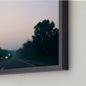 "Summer Haze #1" - Art Print in Light Pink by ALICIA BOCK - Frame Close-up