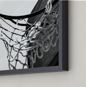 "Hoop Dreamin'" - Art Print in Analog by Jennifer Mckinnon Richman - Frame Close-up