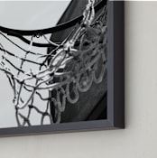 "Hoop Dreamin'" - Art Print in Analog by Jennifer Mckinnon Richman - Frame Close-up