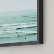 "And The Color Of My Eyes Has Gone Back Into The Sea" - Art Print in green by Summer Strauch - Frame Close-up