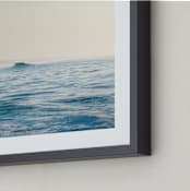 "Blue Beauty" - Art Print in Blue by Lucia Coppola - Frame Close-up