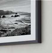"Coastline" - Art Print in Black & White by Sea and Sky - Frame Close-up