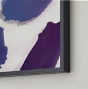 "Reflections in Water I" - Art Print in Purple Waters by Jessica Baskin - Frame Close-up