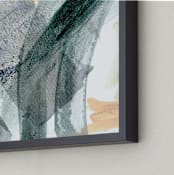 "The Way They Move" - Art Print in sea green by Lauren Packard - Frame Close-up