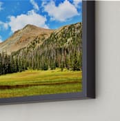 "Into the Meadows" - Art Print in Grassy Meadow by Brittany Bay - Frame Close-up