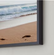 "Walk to the Waves on MacKena" - Art Print in Beach Blue Sky by Mary Ann Glynn-Tusa - Frame Close-up