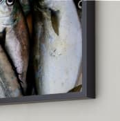 "All Together" - Art Print in Silver Grey by Marco Augusto Ferreira - Frame Close-up