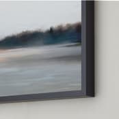 "Mystic Morning" - Art Print in Mystic Blue by Amy Hall - Frame Close-up