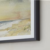"Nantucket Sunset" - Art Print in Ocean by Hallie Fischer - Frame Close-up
