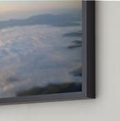 "Morning Over Truckee" - Art Print in Sunrise tint by Jeff Vilkin - Frame Close-up