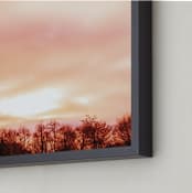 "Rosy Daydream" - Art Print in Rosy Sky by Monica Janes Fine Art - Frame Close-up