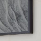 "Line in the Sand" - Art Print in Sandy Beige by AJD - Frame Close-up