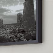 "Last Day of School" - Art Print in Black and White by Eric Eikenbary - Frame Close-up