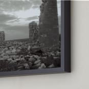 "Last Day of School" - Art Print in Black and White by Eric Eikenbary - Frame Close-up