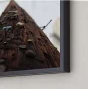 "Remnants " - Art Print in metals by Kate Binns - Frame Close-up