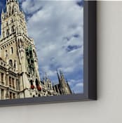 "Architecture of Germany" - Art Print in Blue Skies by Hannah Graham - Frame Close-up