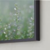 "Spring on the Horizon" - Art Print in Fresh Green by studio SYLVO - Frame Close-up
