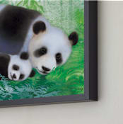 "Treasure Garden" - Art Print in Sprout by Tracy Ann - Frame Close-up