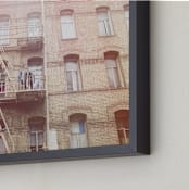 "China Town " - Art Print in Lantern Red by Kristi Jackson - Frame Close-up