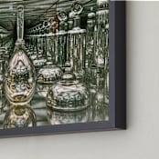 "infinity and BEYOND" - Art Print in patina by Gail Schechter - Frame Close-up
