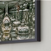"infinity and BEYOND" - Art Print in patina by Gail Schechter - Frame Close-up
