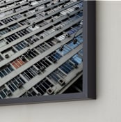 "A Slight Breeze" - Art Print in Urban Grey by Marco Augusto Ferreira - Frame Close-up
