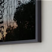 "Desert Twighlight" - Art Print in Twighlight Black by AJD - Frame Close-up