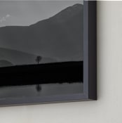 "Defiant" - Art Print in Black and White by Mark Kirby - Frame Close-up
