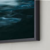 "Dark & Stormy" - Art Print in Blue Storm by Melissa Anne McClain - Frame Close-up