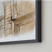 "Turkish Landscape" - Art Print in Ancient Stone by Haley Moore - Frame Close-up