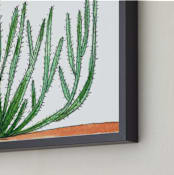 "Organ Pipe Cactus 1" - Art Print in Cactus Green by TweetSweet - Frame Close-up