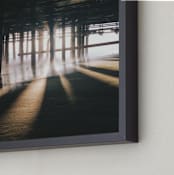 "Spread The Light" - Art Print in Light Brown by Christian Florin - Frame Close-up