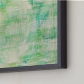 "Omniscient" - Art Print in Juniper Green by Stacy Kron - Frame Close-up