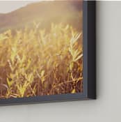 "River Warmth" - Art Print in Golden by Erin Niehenke - Frame Close-up