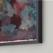 "Urban Beauty" - Art Print in Sunset Hues by Becky Nimoy - Frame Close-up