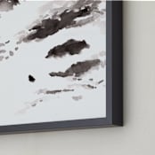 "clouds" - Art Print in black and white by XL - Frame Close-up