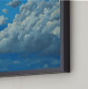""Flight"" - Art Print in Sky Blue by Emily Magone - Frame Close-up