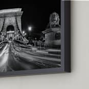 "Unchained" - Art Print in Black and White by Mark Kirby - Frame Close-up