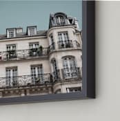 "Facade" - Art Print in Sky by Gwen Bedat - Frame Close-up