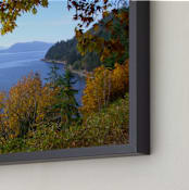 "Fall in the San Juans" - Art Print in sea water blue by Sea and Sky - Frame Close-up