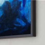 "Hypoxia" - Art Print in Ultramarine by Kimberli Smith - Frame Close-up