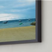"beach1" - Art Print in blue by Ramoncita - aticnomar - Frame Close-up