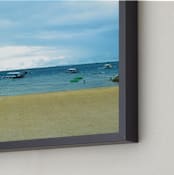 "beach1" - Art Print in blue by Ramoncita - aticnomar - Frame Close-up
