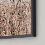 "Field of Wheat" - Art Print in Wheat by Annie Montgomery - Frame Close-up