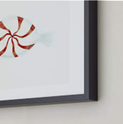 "peppermint candy" - Art Print in Tamarillo by Leanne Friedberg - Frame Close-up