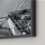 "morning catch" - Art Print in black & white by Crystal Lynn Collins - Frame Close-up