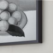 "A Study in Lemons" - Art Print in Silver by Meghan Lacey - Frame Close-up