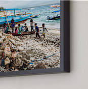 "indo kids no.1" - Art Print in one color by Monica Gussow - Frame Close-up