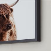 "Looking For Day Dreams" - Art Print in Winter Wheat by Leslie Le Coq - Frame Close-up